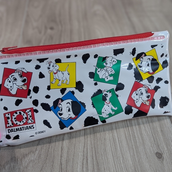 Disney Other - Disney 101 Dalmatians Pencil Pouch Zipper Case Vintage 90s